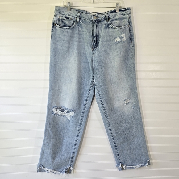 Pistola Revolve Presley High Rise Relaxed Roller Jean in By My Side 32 - Picture 2 of 7
